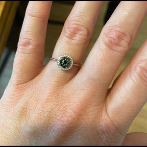 HJ NAMDAR Black and white diamond ring